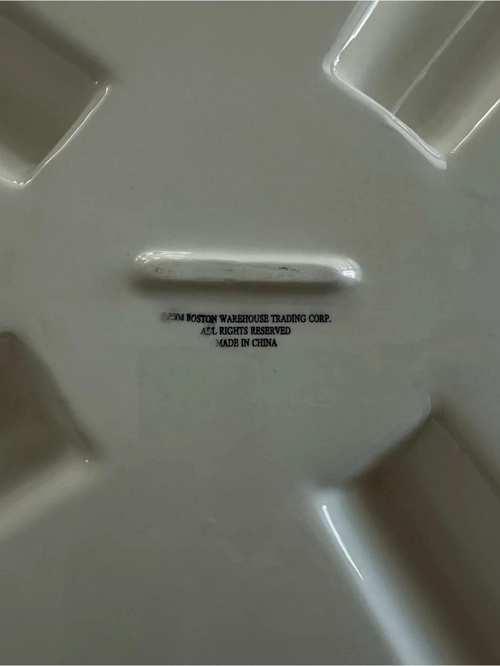 Vintage ceramic divided